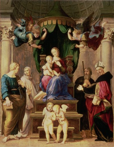 Madone du Baldacchino - Raffaello Sanzio Raphael